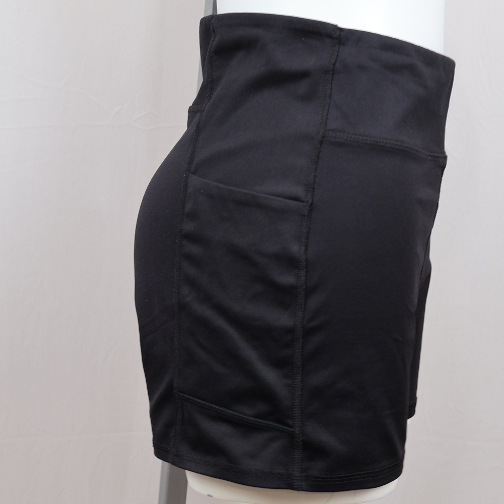 Tek Gear Women's High-Waisted Black Shorts - Picture 3 of 6